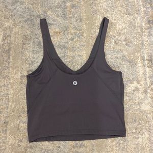 lululemon Align crop tank top (charcoal)